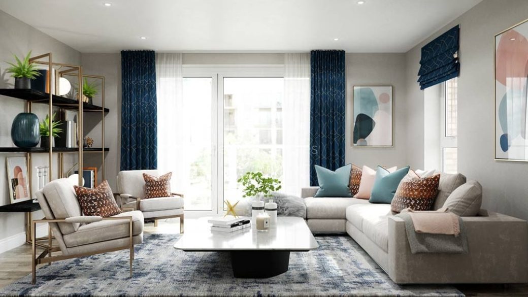 Green Quarter Living Room