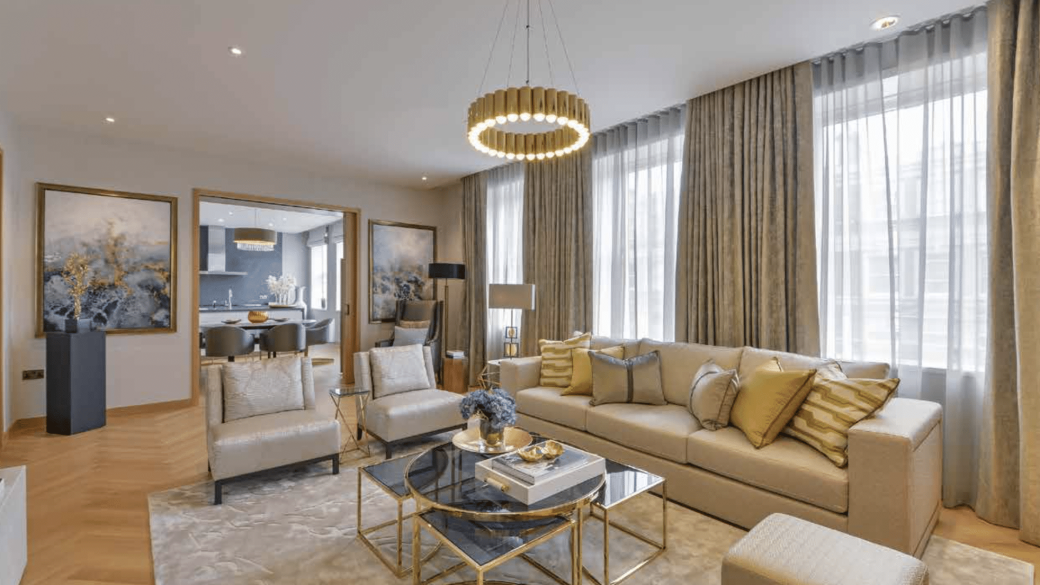 One Kensington Gardens Living Room