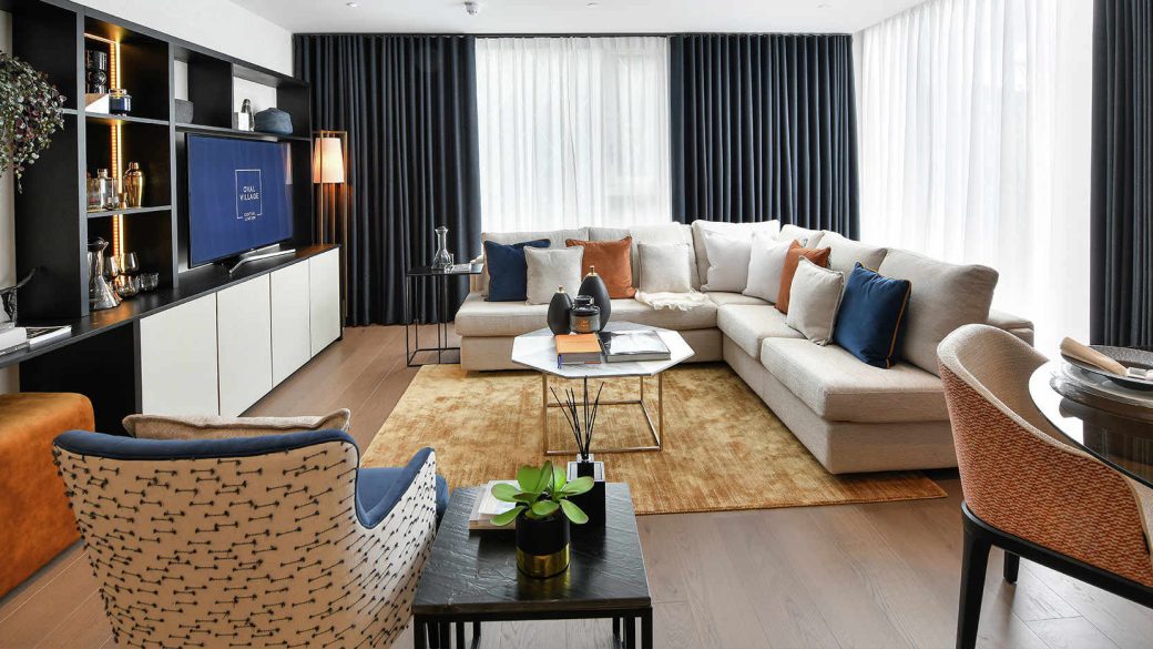 Oval Village Living Room