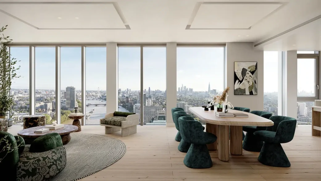 River Park Tower Living Room 2