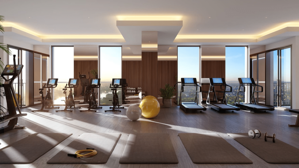 One Thames Quay Sky Gym