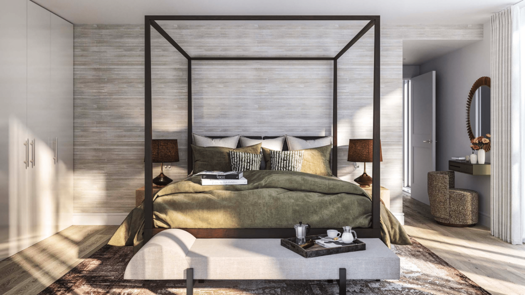 Chiswick Green Bedroom