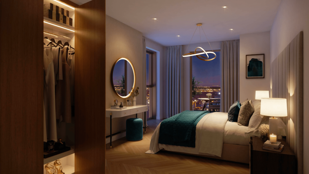 One Thames Quay Bedroom
