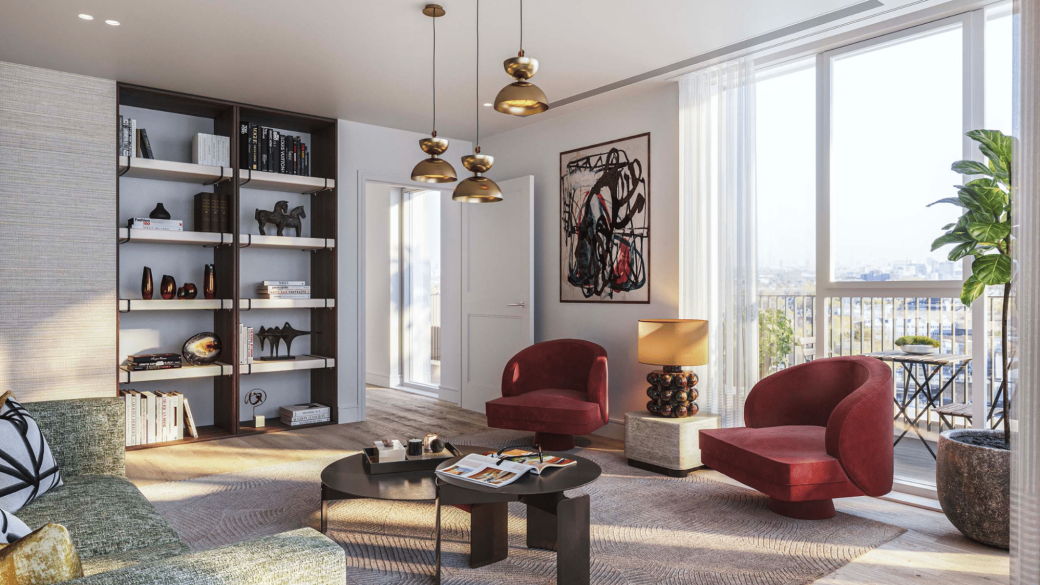 Chiswick Green Living Room 2