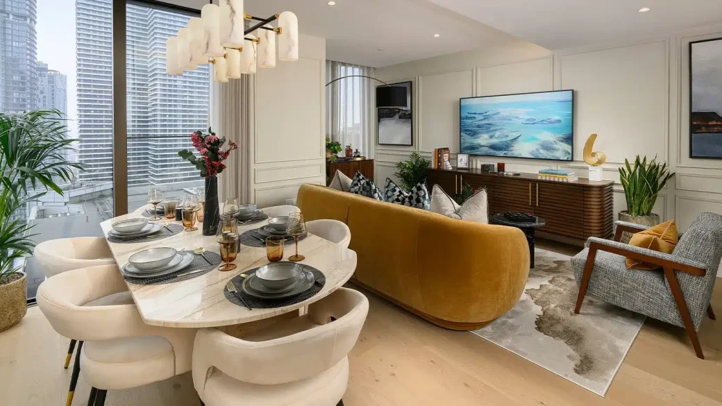 South Quay Plaza Living Room