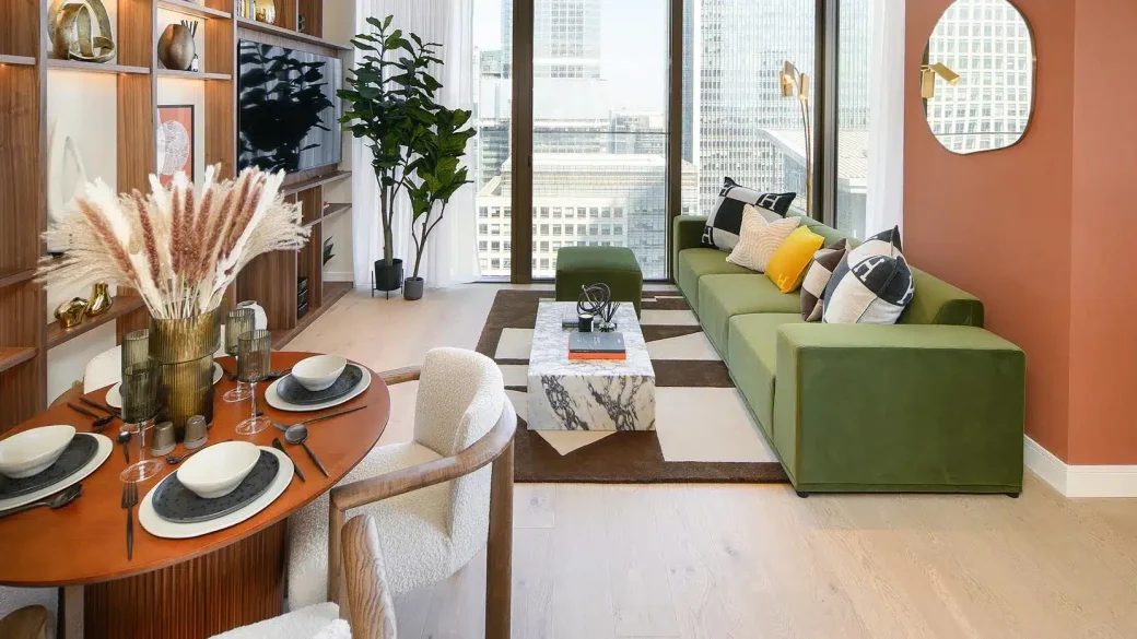 South Quay Plaza Living Room 2