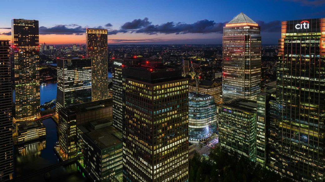 South Quay Plaza Bird's Eye View