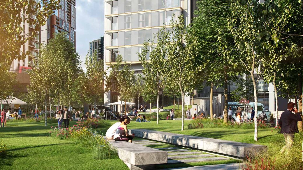 South Quay Plaza Exterior